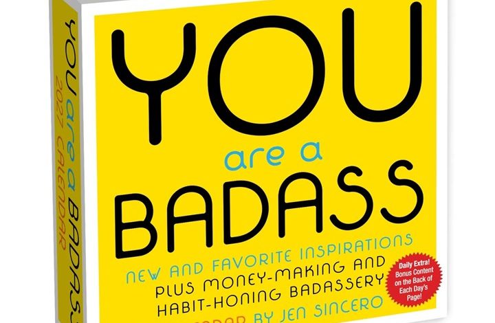 You Are A Badass Desk Calendar 2027