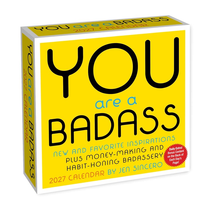 You Are A Badass Desk Calendar 2027