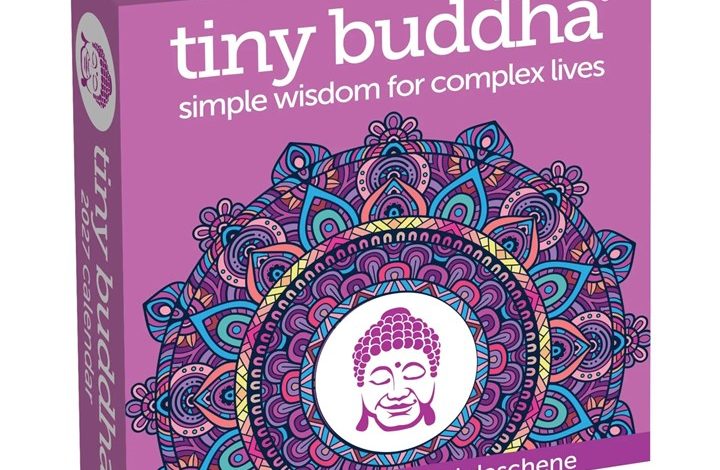 Tiny Buddha Desk Calendar 2027