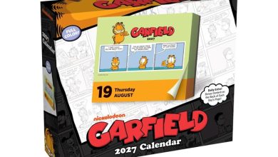 Garfield Desk Calendar 2027