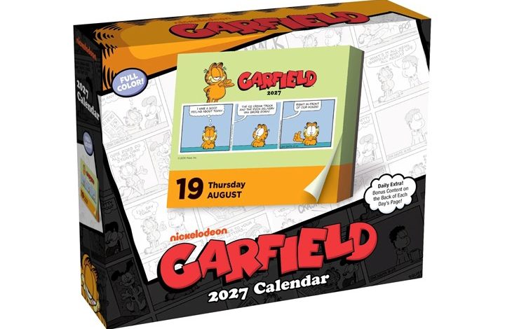 Garfield Desk Calendar 2027