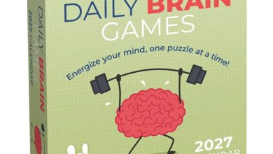 Daily Brain Games Desk Calendar 2027
