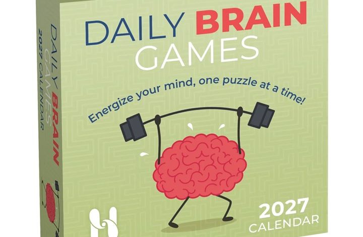 Daily Brain Games Desk Calendar 2027
