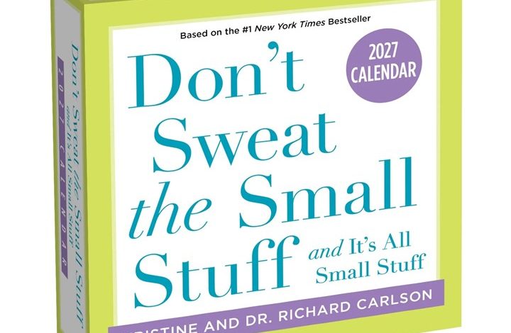Don't Sweat The Small Stuff Desk Calendar 2027