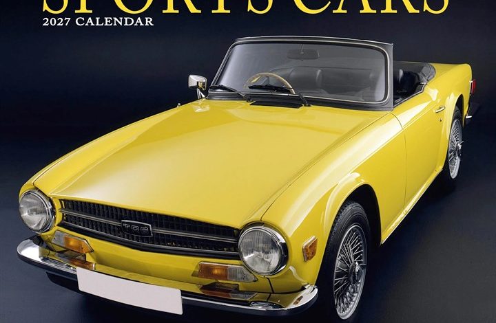 Classic Sports Cars Calendar 2027