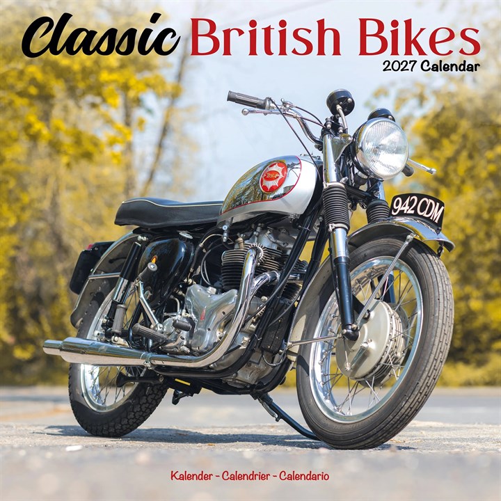 Classic British Bikes Calendar 2027