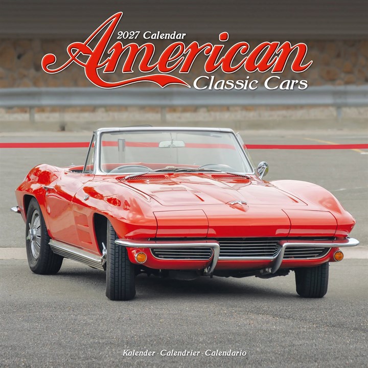 American Classic Cars Calendar 2027
