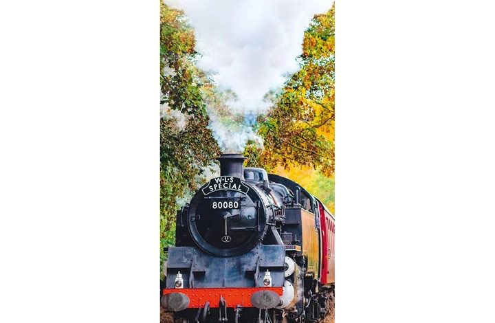 Steam Trains Slim Calendar 2027