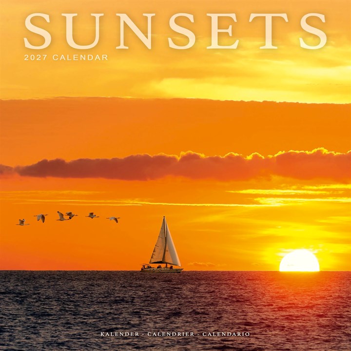 Sunsets Calendar 2027