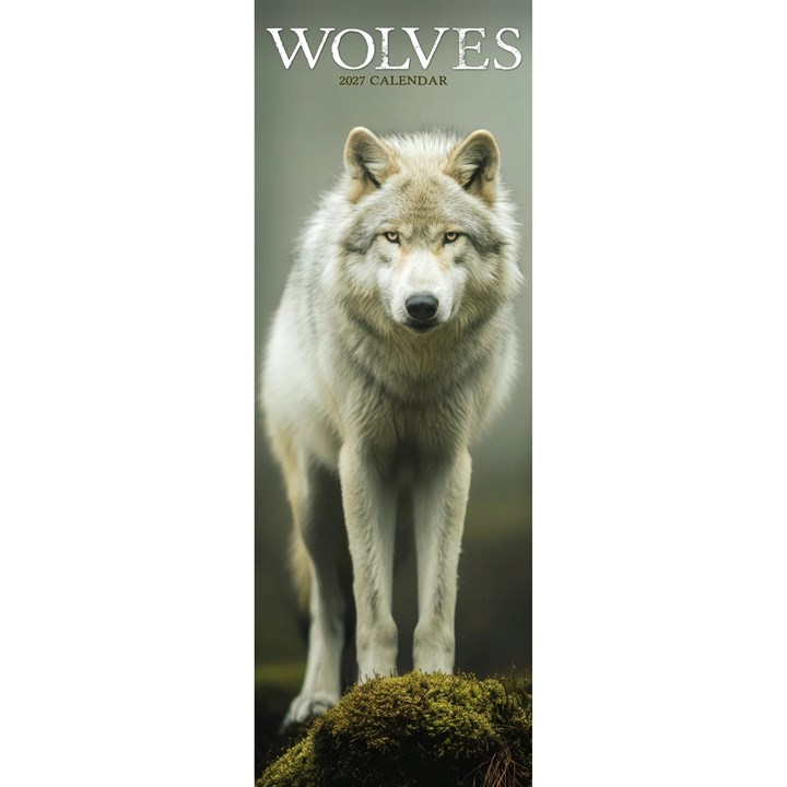 Wolves Slim Calendar 2027