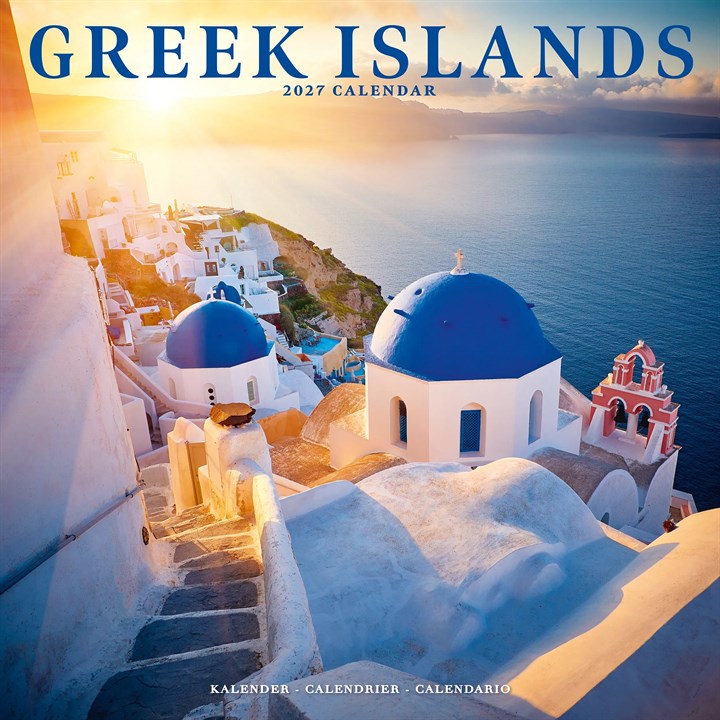 Greek Islands Calendar 2027