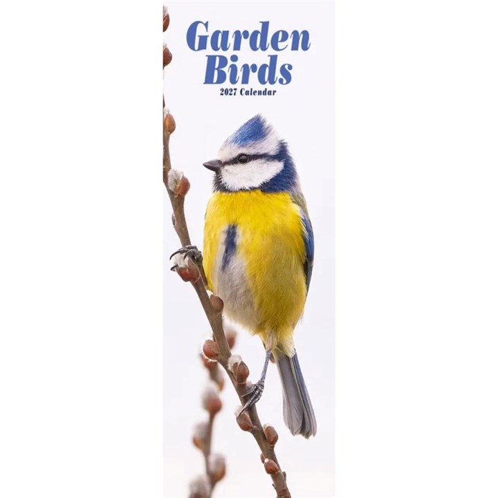 Garden Birds Slim Calendar 2027