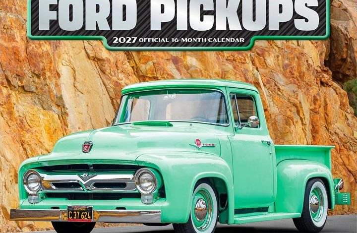 Classic Ford Pickups Calendar 2027