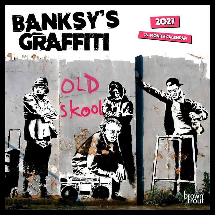 Banksy’s Graffiti Mini Calendar 2027