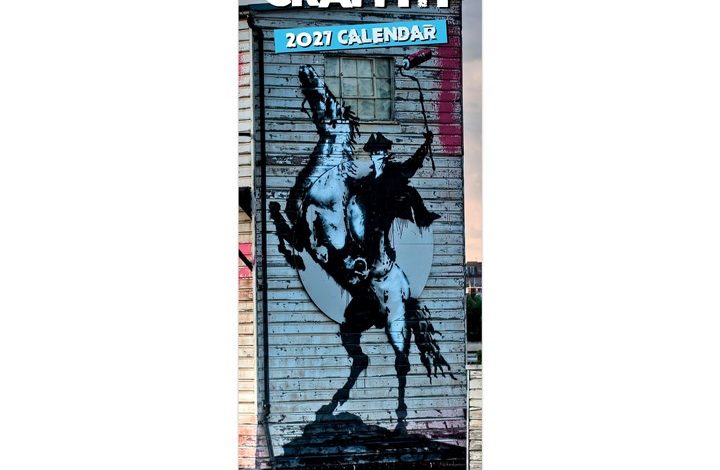 Banksy's Graffiti Slim Calendar 2027