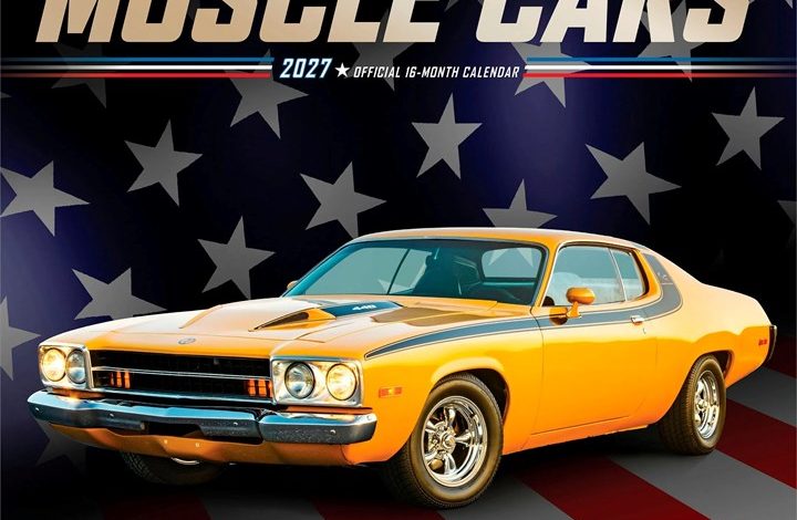 American Muscle Cars Calendar 2027