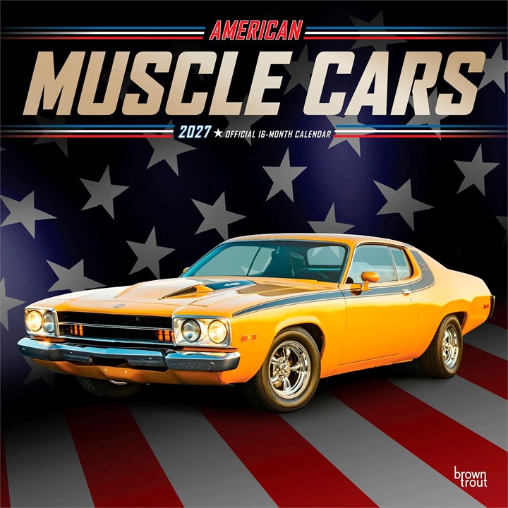 American Muscle Cars Calendar 2027