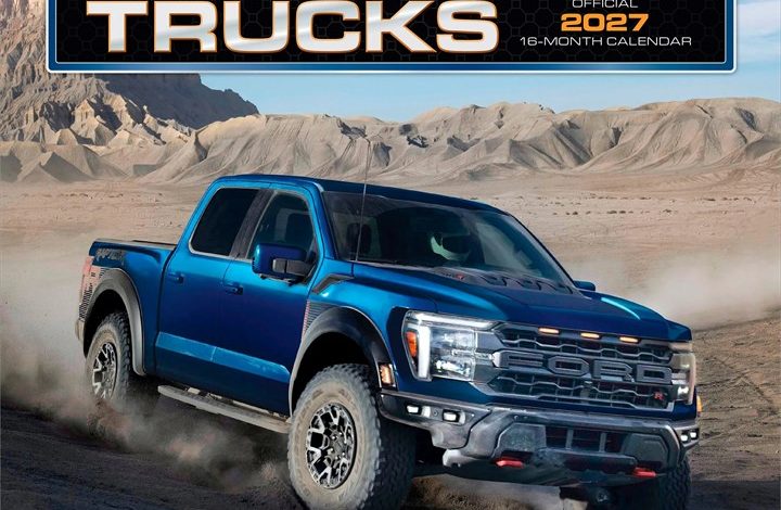 Ford F150 Trucks Calendar 2027