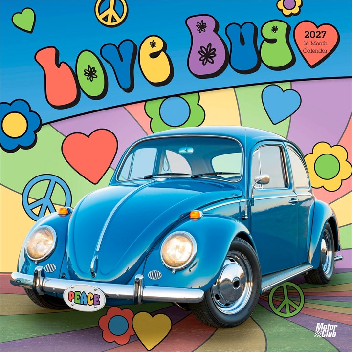 Love Bug, VW Beetle Calendar 2027