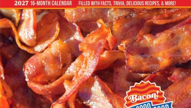 I Love Bacon Calendar 2027