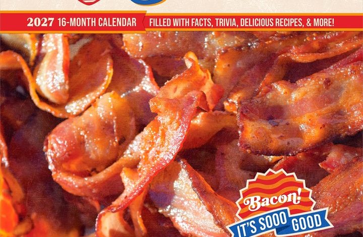 I Love Bacon Calendar 2027