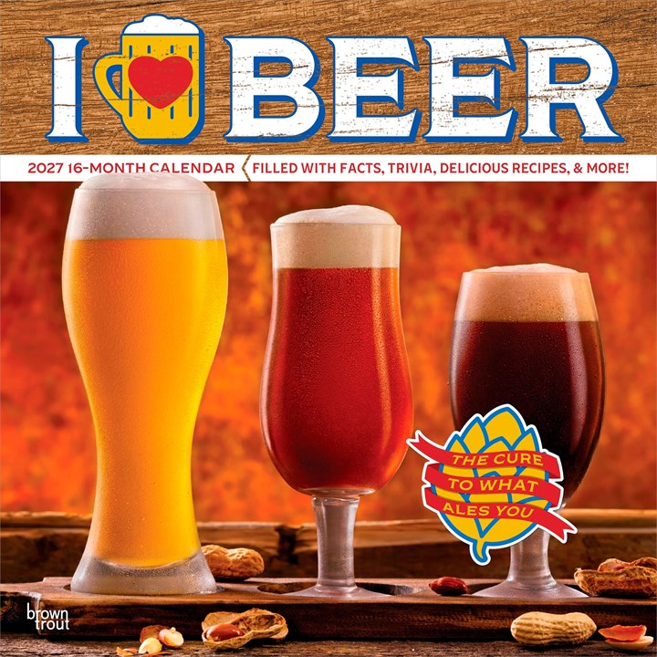 I Love Beer Calendar 2027