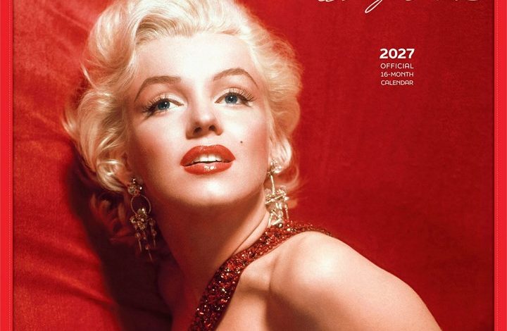Marilyn Monroe Faces Calendar 2027