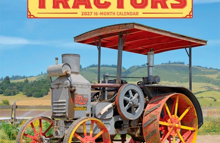 Vintage Tractors Calendar 2027