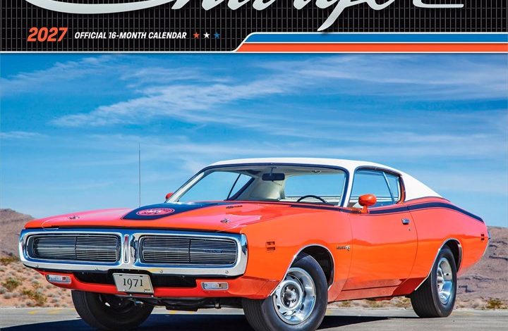 Dodge Charger Calendar 2027