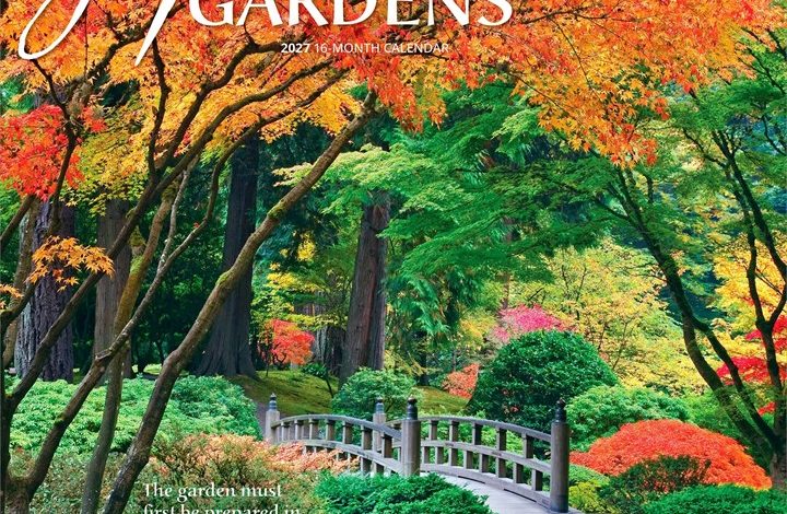 Japanese Gardens Calendar 2027