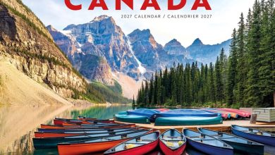 Canada A4 Calendar 2027