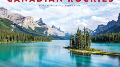 Canadian Rockies A4 Calendar 2027