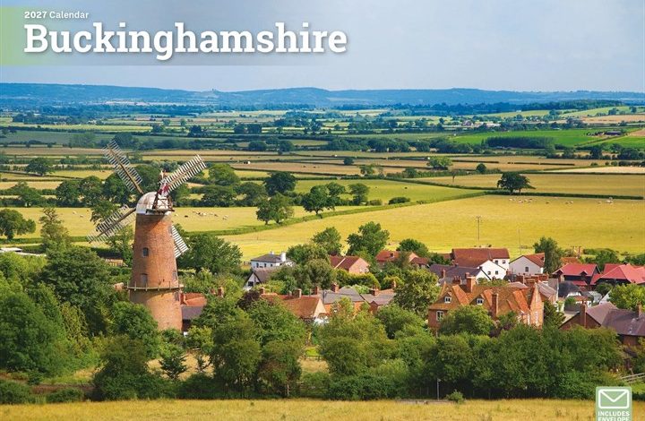 Buckinghamshire A4 Calendar 2027