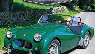 Classic British Cars Calendar 2027