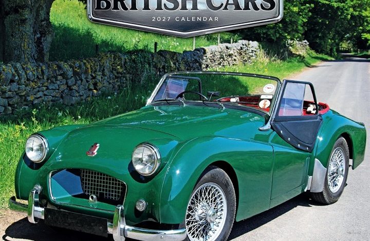 Classic British Cars Calendar 2027