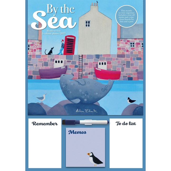 Ailsa Black, By the Sea A3 Family Organiser 2027