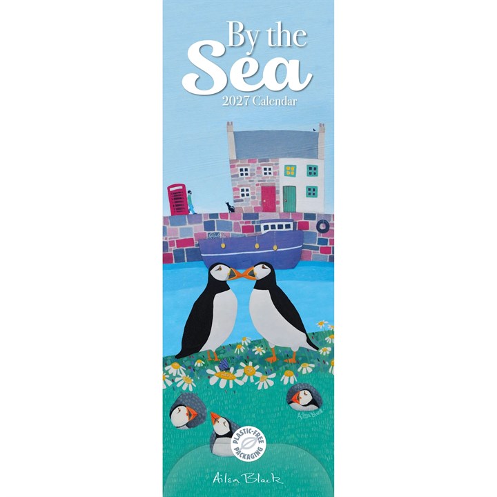 Ailsa Black, By The Sea Slim Calendar 2027
