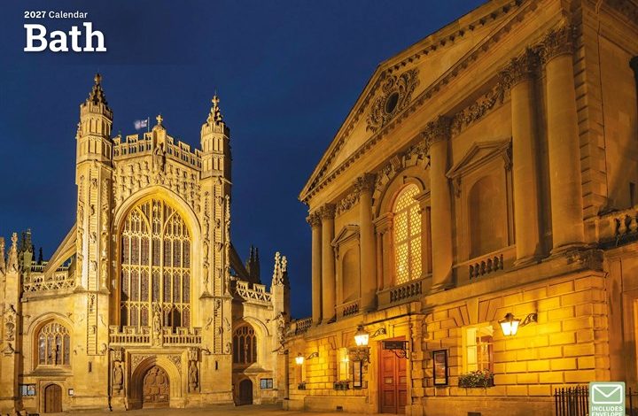 Bath A4 Calendar 2027