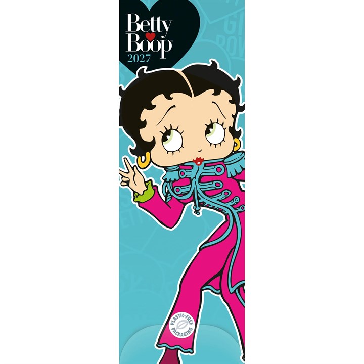Betty Boop Slim Calendar 2027