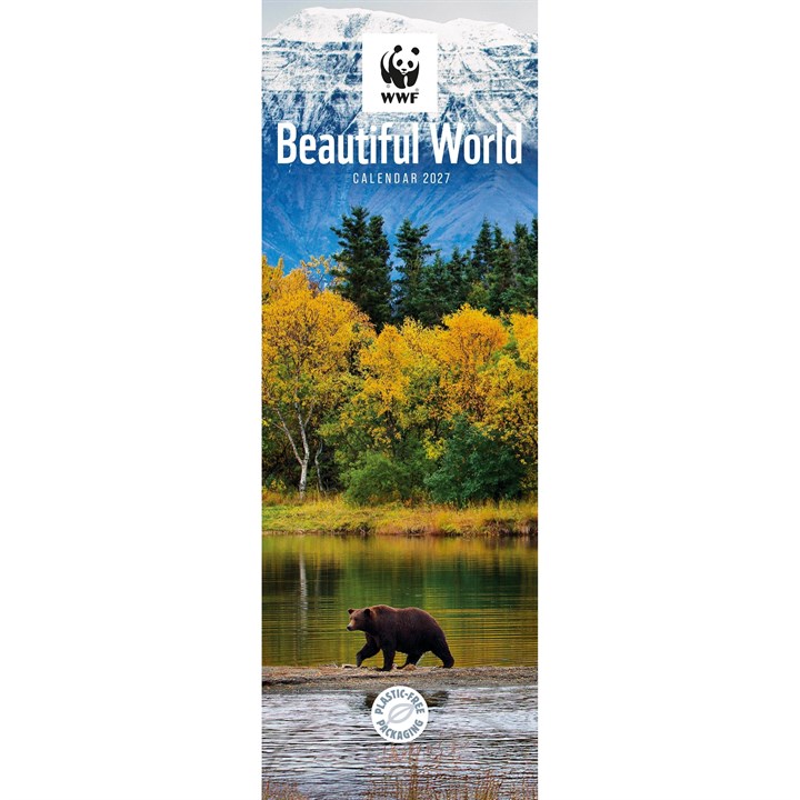 WWF, Beautiful World Slim Calendar 2027