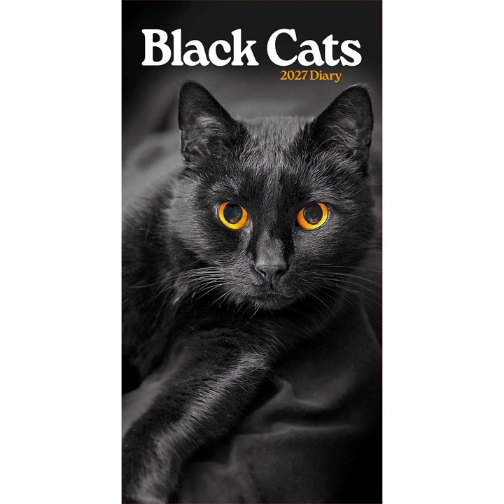 Black Cats Slim Diary 2027