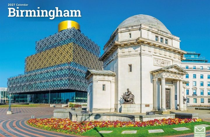 Birmingham A4 Calendar 2027