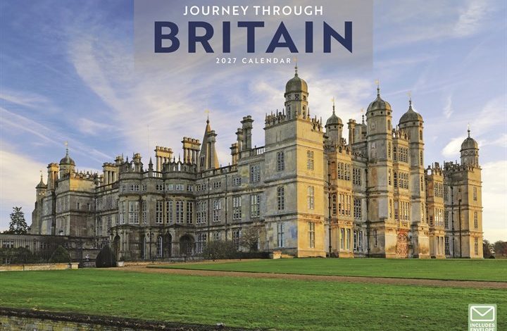 Journey Through Britain A4 Calendar 2027