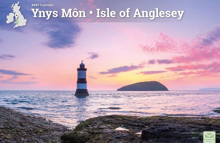 Isle Of Anglesey A4 Calendar 2027