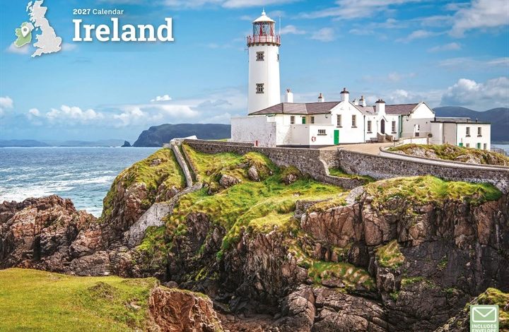 Ireland A4 Calendar 2027
