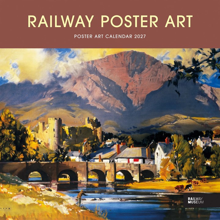 National Railway Museum, Railway Poster Art Calendar 2027