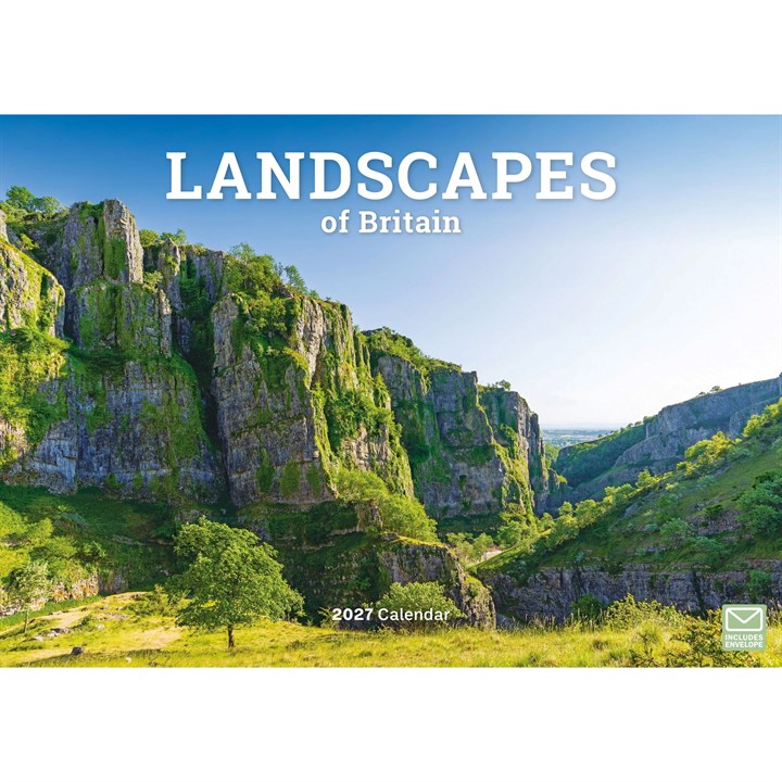 Landscapes Of Britain A4 Calendar 2027