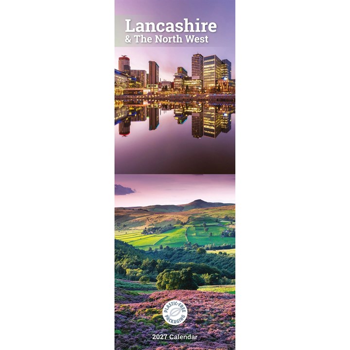 Lancashire & North West England Slim Calendar 2027