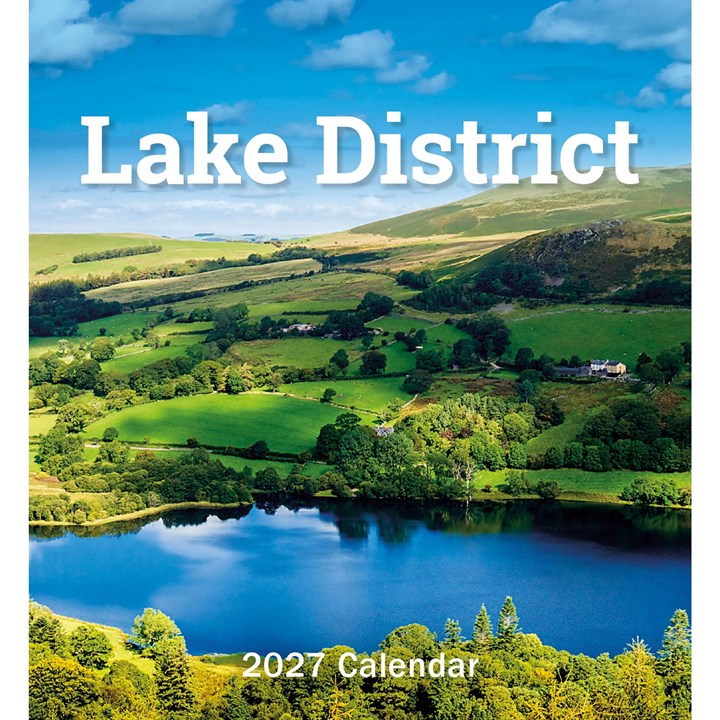Lake District Mini Easel Desk Calendar 2027