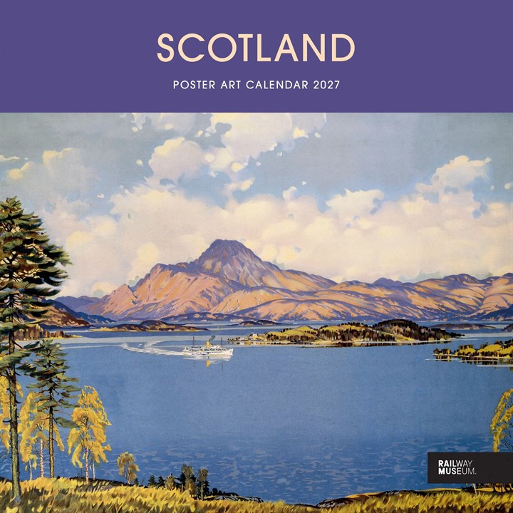 National Railway Museum, Scotland Poster Art Calendar 2027